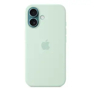 Silikon Case mit MagSafe für iPhone 16 Aquamarin Silikon Case mit MagSafe für iPhone 16 Aquamarin