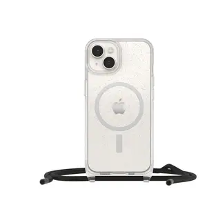 Schutzhülle für Apple iPhone 14 kompatibel mit MagSafe Sternenstaub (farbloser Glitzer) Schutzhülle für Apple iPhone 14 kompatibel mit MagSafe Sternenstaub (farbloser Glitzer)