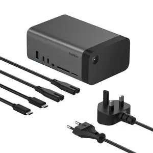 CONNECT 11-in-1 Pro Dockingstation USB-C 2xHDMI USB-C 1GbE 150 Watt Schwarz CONNECT 11-in-1 Pro Dockingstation USB-C 2xHDMI USB-C 1GbE 150 Watt Schwarz