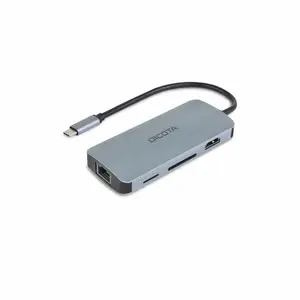 USB-C 8-in-1 Dockingstation Multi Hub 4K PD 100W Silber USB-C 8-in-1 Dockingstation Multi Hub 4K PD 100W Silber