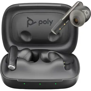 POLY Voyager Free 60 UC Carbon Black Earbuds +BT700 USB-C Adapter +Basic-Ladeetui Kabellos Anrufe/Musik Kopfhörer Schwarz POLY Voyager Free 60 UC Carbon Black Earbuds +BT700 USB-C Adapter +Basic-Ladeetui Kabellos Anrufe/Musik Kopfhörer Schwarz