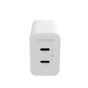 -Wall Adapter-USB-C-PD-DUAL-45W-GAN-White-EU(2xUSBC) -Wall Adapter-USB-C-PD-DUAL-45W-GAN-White-EU(2xUSBC)