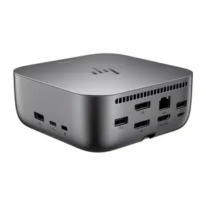 Thunderbolt 4 100 W G6 Dockingstation, Kabelgebunden, Thunderbolt 4, 100 W, 10,100,1000,2500 Mbit/s, Grau, 5K Ultra HD Thunderbolt 4 100 W G6 Dockingstation, Kabelgebunden, Thunderbolt 4, 100 W, 10,100,1000,2500 Mbit/s, Grau, 5K Ultra HD