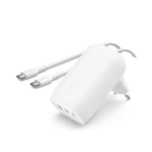 BOOST CHARGE 67 W Ladegerät mit 3 USB-C Anschlüssen, PPS Technologie, inkl. USB-C / USB-C Kabel, weiß BOOST CHARGE 67 W Ladegerät mit 3 USB-C Anschlüssen, PPS Technologie, inkl. USB-C / USB-C Kabel, weiß