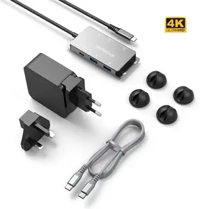 VLUSBCHUB USB-Grafikadapter 3.2 Gen1 (3.1 Gen1) USB Typ-C HDMI-Ausgang DisplayPorts ausgang 3840x2160 Pixel VLUSBCHUB USB-Grafikadapter 3.2 Gen1 (3.1 Gen1) USB Typ-C HDMI-Ausgang DisplayPorts ausgang 3840x2160 Pixel