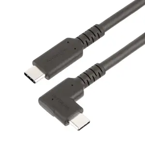 StarTech 50cm USB-C Kabel, Rechtwinklig, USB 10Gbps, 100W (5A) PD, 8K 60Hz4K 144Hz DP Alt-Modus, Robust, Thunderbolt-kompatibel StarTech 50cm USB-C Kabel, Rechtwinklig, USB 10Gbps, 100W (5A) PD, 8K 60Hz4K 144Hz DP Alt-Modus, Robust, Thunderbolt-kompatibel