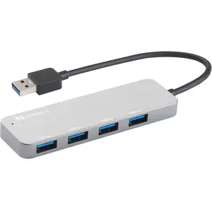 USB 3.0 Hub 4 ports SAVER USB 3.2 Gen 1 (3.1 Gen 1) Type-A USB 3.2 Gen 1 (3.1 Gen 1) Type-A 5000 Mbit/s Silber Aluminium 40 g USB 3.0 Hub 4 ports SAVER USB 3.2 Gen 1 (3.1 Gen 1) Type-A USB 3.2 Gen 1 (3.1 Gen 1) Type-A 5000 Mbit/s Silber Aluminium 40 g