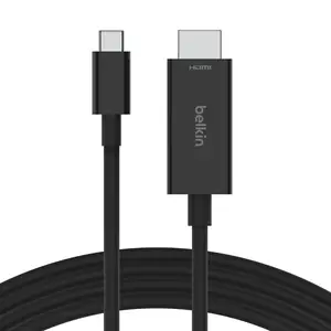 Adapterkabel 24 pin USB-C/HDMI Stecker/Stecker schwarz 2m Adapterkabel 24 pin USB-C/HDMI Stecker/Stecker schwarz 2m