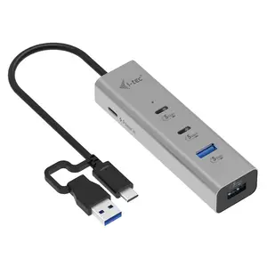 i-tec Universal Charging Metal HUB 2x USB-C + 2x USB-A Port, PD 85W i-tec Universal Charging Metal HUB 2x USB-C + 2x USB-A Port, PD 85W
