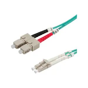 Roline LWL-Kabel 50/125µm OM3, LC/SC, türkis Roline LWL-Kabel 50/125µm OM3, LC/SC, türkis