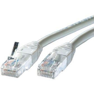 Patchkabel RJ-45 U/UTP Cat5e Grau 1m