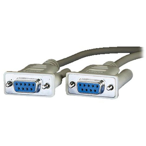 Link-cable socket/socket D-sub 9/9-pol. shielded grey 3m